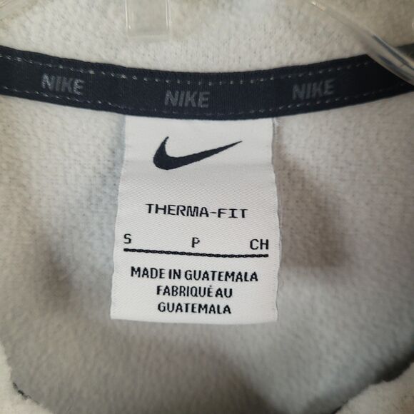 Nike Therma Fit Hoodie Mens S Full Zip Gray Swoosh Training Polyester CU6231-063 - Picture 3 of 16